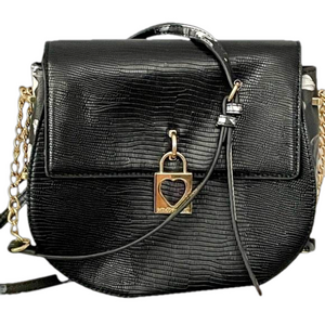 Betsey Johnson Crossbody Saddle Bag EUC